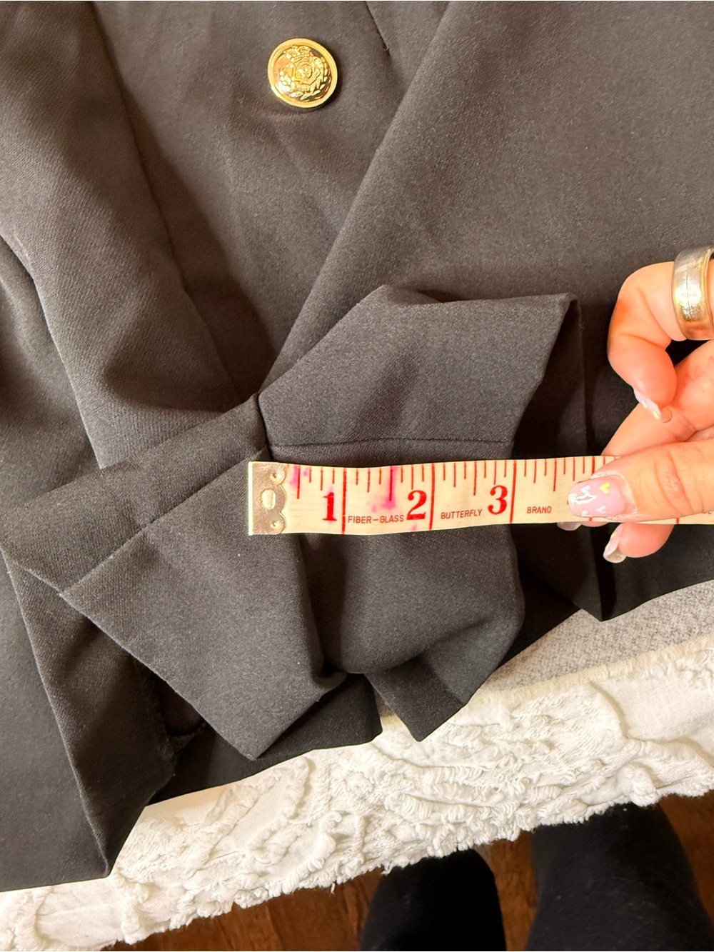 Dynamite Black Tailored Blazer Dress / Skort - Picture 9 of 10